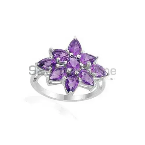 Wholesale 925 Sterling Silver Rings In Natural Amethyst Gemstone 925SR1998_0