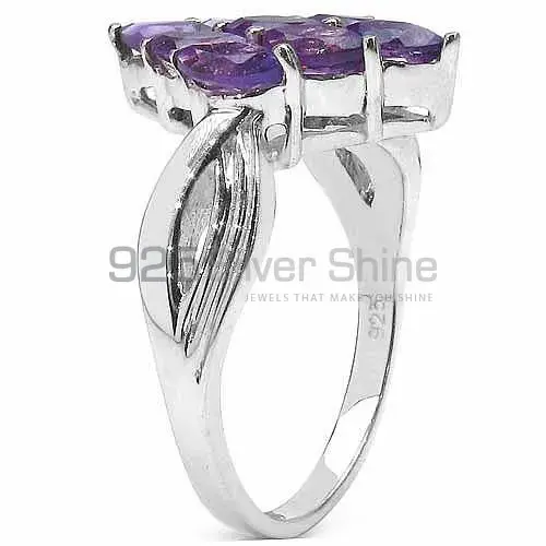 Wholesale 925 Sterling Silver Rings In Natural Amethyst Gemstone 925SR3286_0