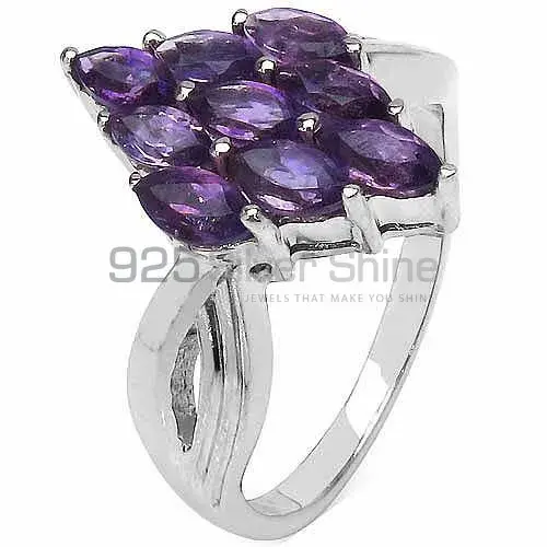 Wholesale 925 Sterling Silver Rings In Natural Amethyst Gemstone 925SR3286_1