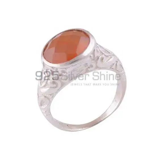 Wholesale 925 Sterling Silver Rings In Natural Carnelian Gemstone 925SR3953_0