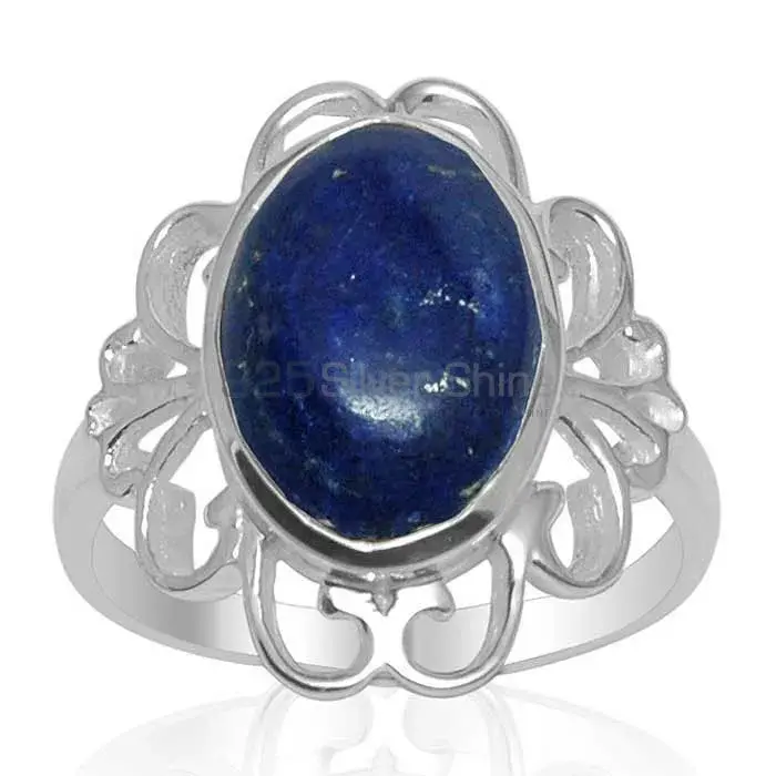 925 Sterling Silver Rings In Natural Lapis Lazuli Gemstone 925SR1457