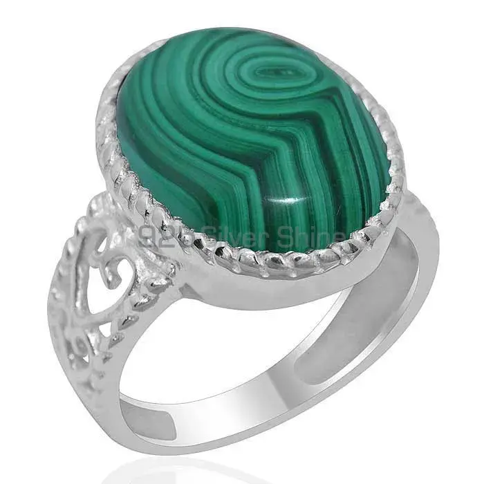 925 Sterling Silver Rings In Natural Malachite Gemstone 925SR1919_0