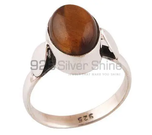 925 Sterling Silver Rings In Natural Tiger's Eye Gemstone 925SR2797_0