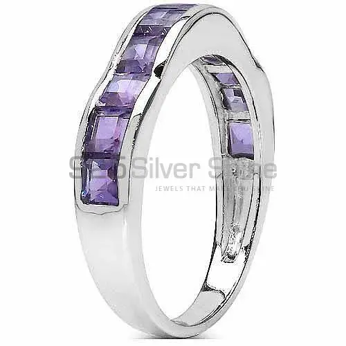 Wholesale 925 Sterling Silver Rings In Semi Precious Amethyst Gemstone 925SR3035_1