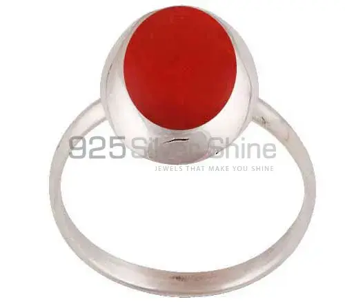 925 Sterling Silver Rings In Semi Precious Carnelian Gemstone 925SR2877_1