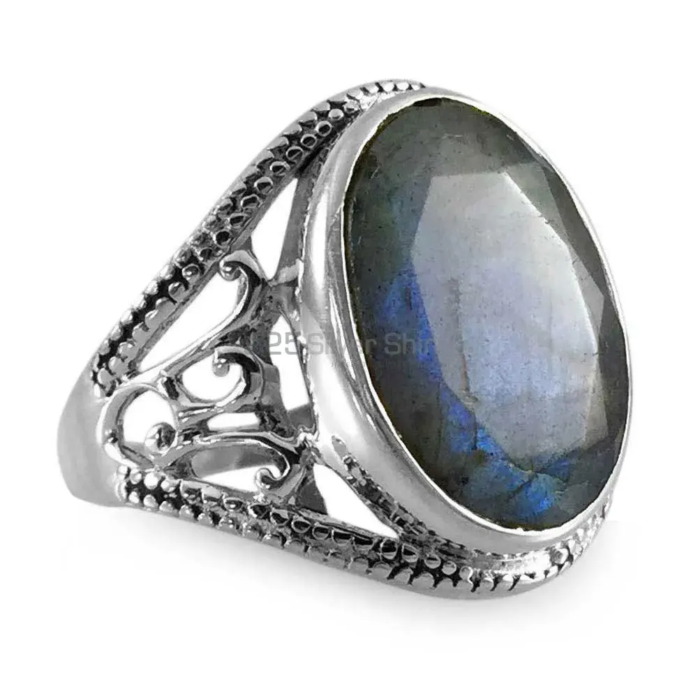 Wholesale 925 Sterling Silver Rings In Semi Precious Labradorite Gemstone 925SR3839_0