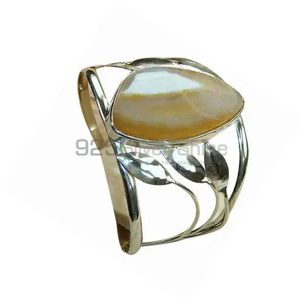 Wholesale Agate Gemstone Cuff Bangles In 925 Sterling Silver Jewelry 925SSB136_0