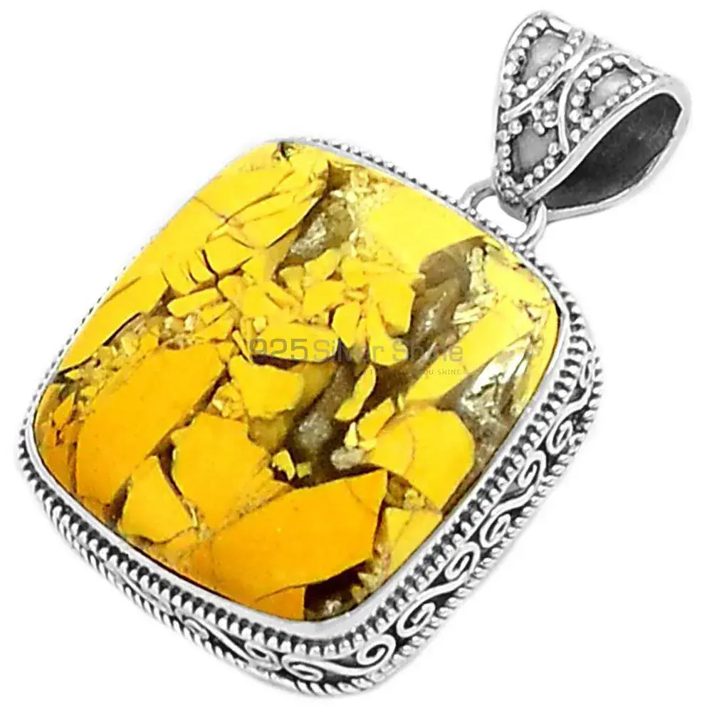 Brecciated Mookaite Gemstone Handmade Pendants In 925 Sterling Silver Jewelry 925SP171_1