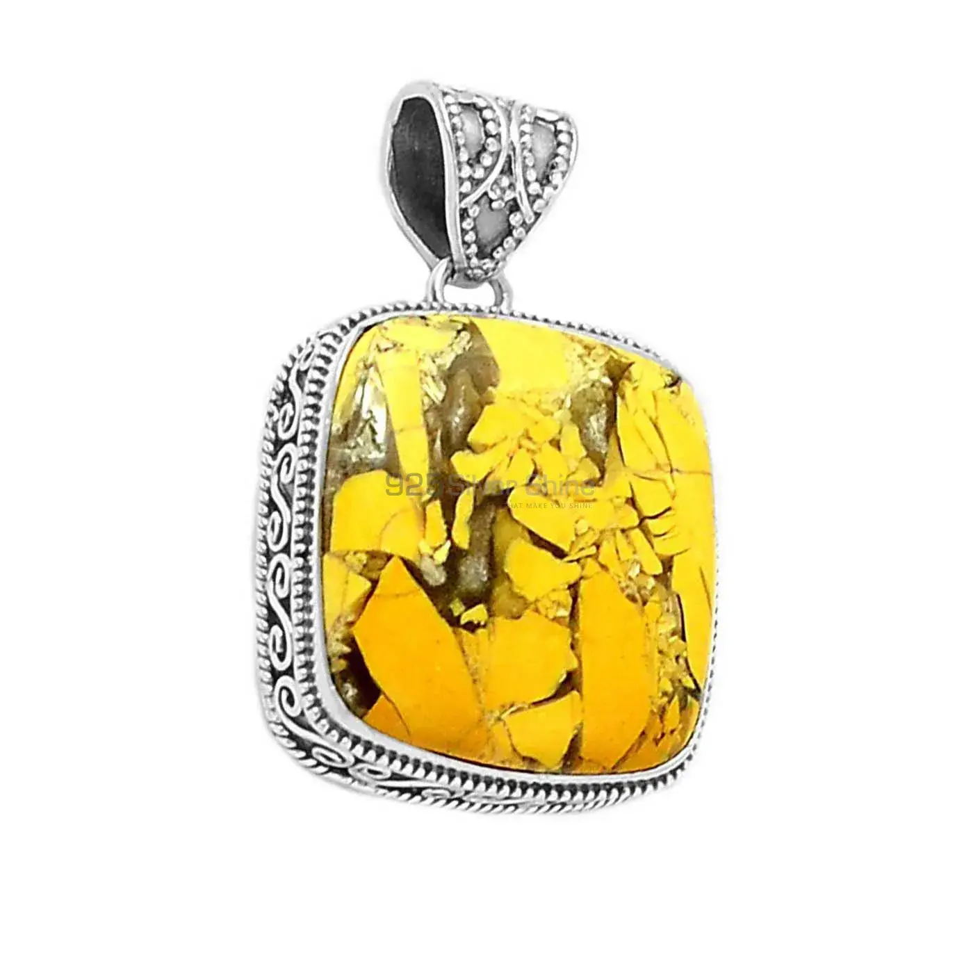 Brecciated Mookaite Gemstone Handmade Pendants In 925 Sterling Silver Jewelry 925SP171_11