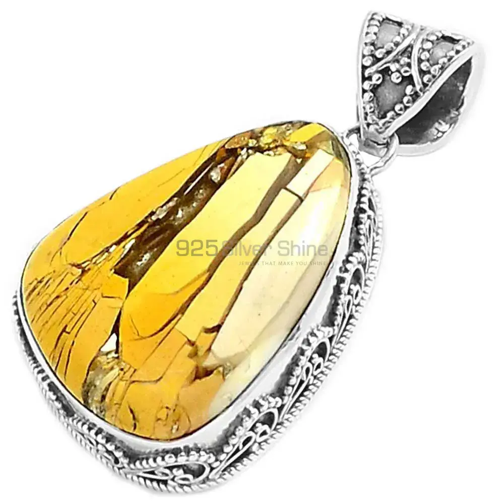 Brecciated Mookaite Gemstone Handmade Pendants In 925 Sterling Silver Jewelry 925SP171_3
