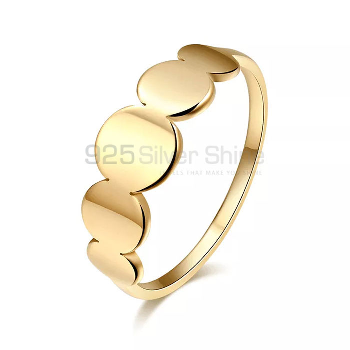 Circle Moon Sterling Silver Ring Jewelry MOMP399