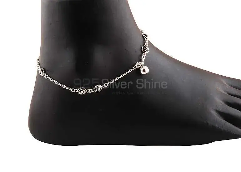 Chain Design Sterling Silver Anklet 925ANK182