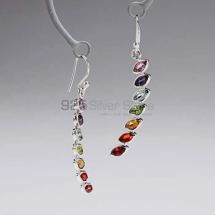 Chakra Dangle Earring With Sterling Silver Jewelry SSCE106_0
