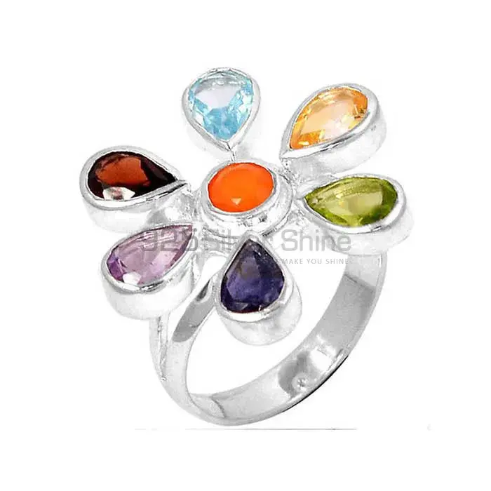 Wholesale Chakra Yoga Ring With Sterling Silver Jewelry SSCR120