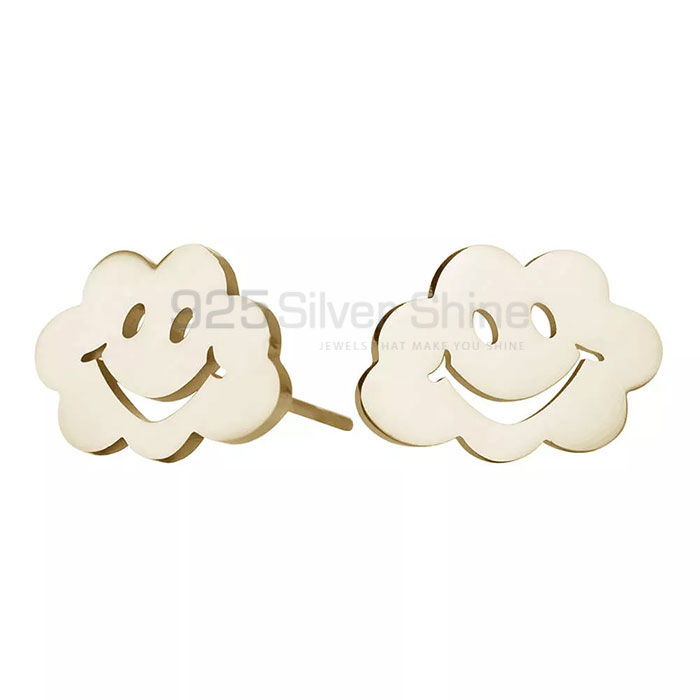 Wholesale Cloud Minimalist Stud Earring In 925 Sterling Silver CLME20_0
