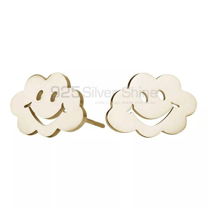 Cloud Minimalist Stud Earring In 925 Sterling Silver CLME20_0