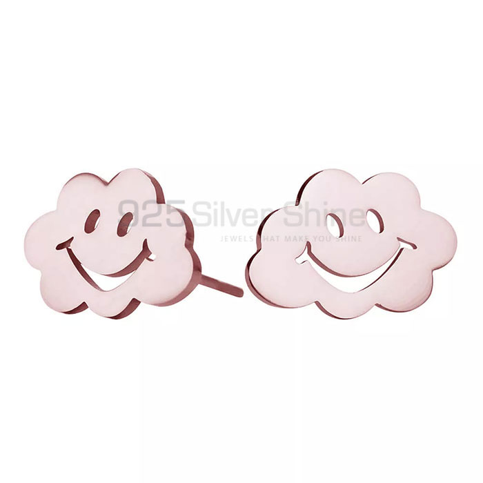 Cloud Minimalist Stud Earring In 925 Sterling Silver CLME20_1