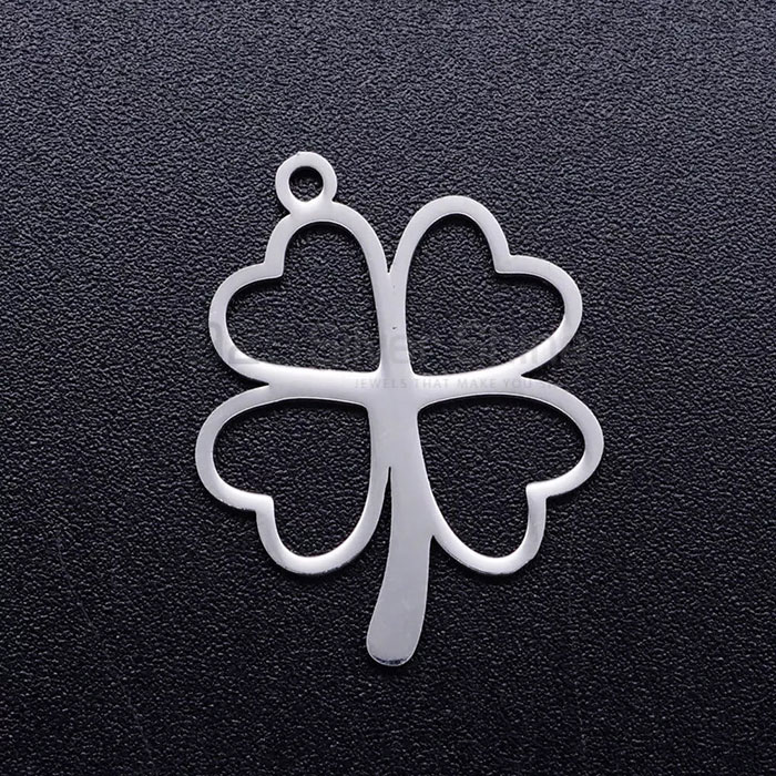 Wholesale Clover Charm In 925 Sterling Silver Minimalist Pendant CFMP42