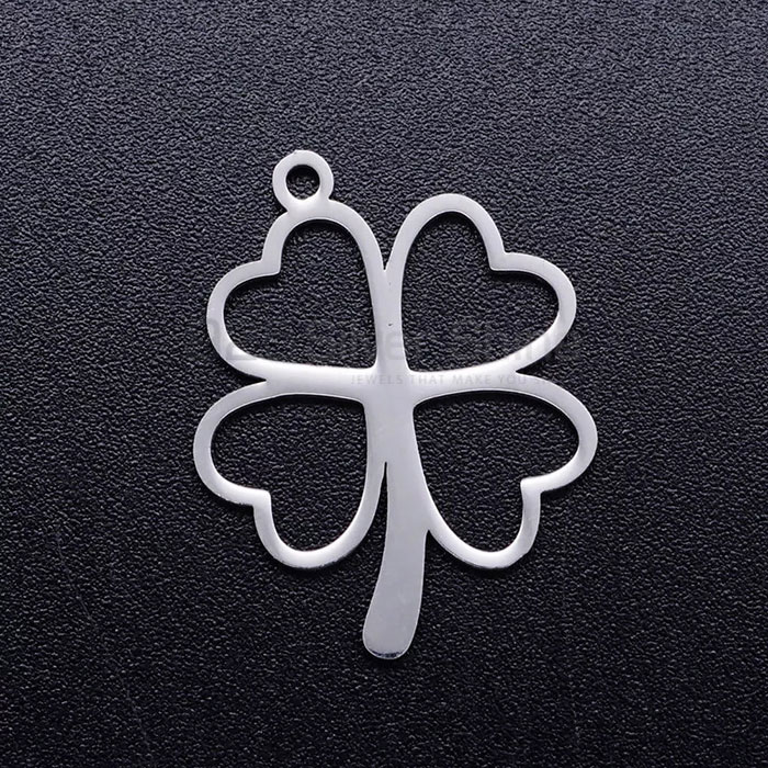 Clover Charm In 925 Sterling Silver Minimalist Pendant CFMP42
