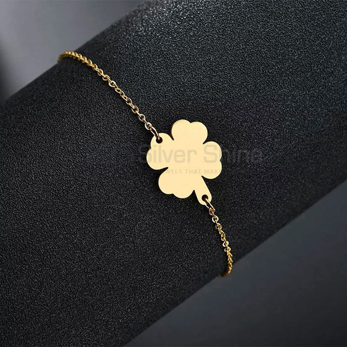 Wholesale Clover Minimalist Bracelet In 925 Sterling Silver CFMB27_0