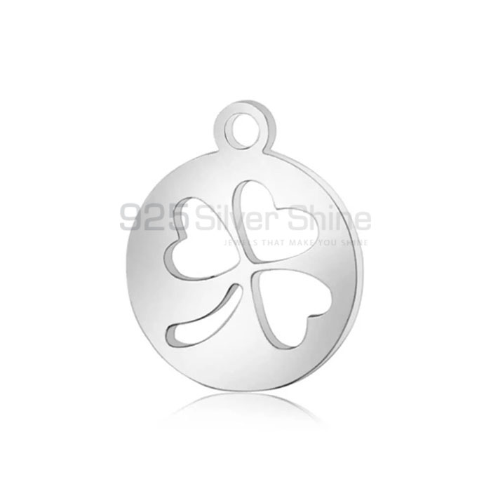 Clover Minimalist Pendant In Sterling Silver CFMP44