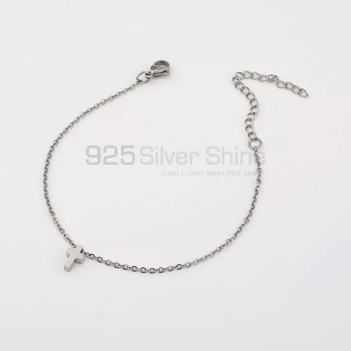 Wholesale Cross Christian Faith Symbol Bracelet In Solid Silver CRMB52
