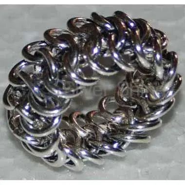 Custom Plain 925 Solid Silver Rings Jewelry 925SR2460_0