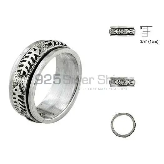 Custom Plain 925 Solid Silver Rings Jewelry 925SR2655_1