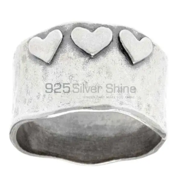 Wholesale Custom Plain Fine Silver Rings Jewelry 925SR2721