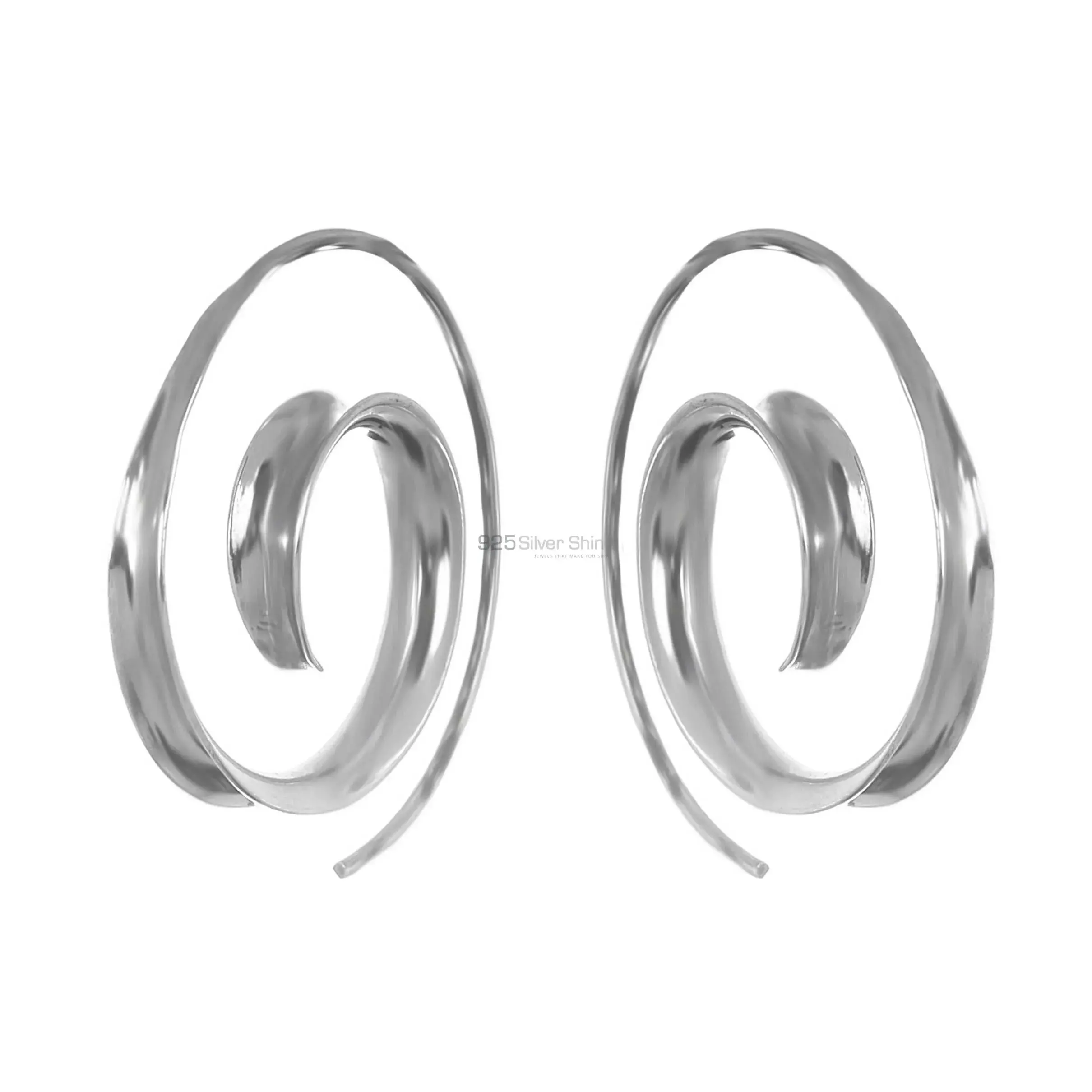 Wholesale Designer Plain Fine Sterling Silver earring 925SE185