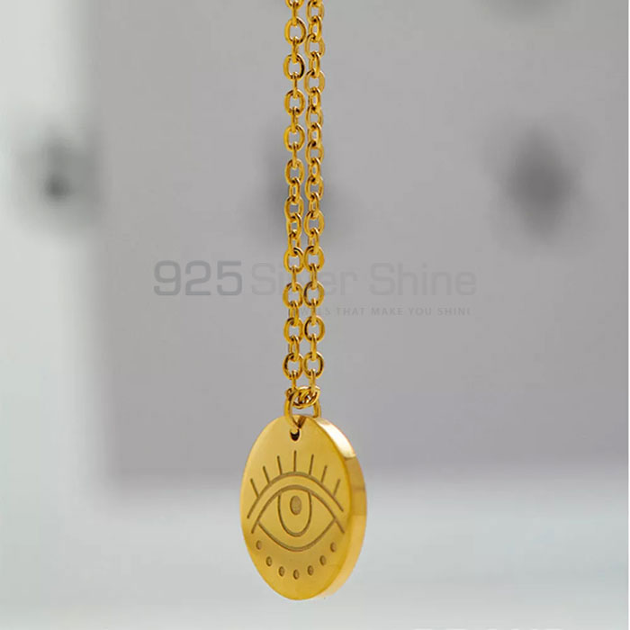 Evil Eye Symbol Necklace In Sterling Silver SMMN574_0