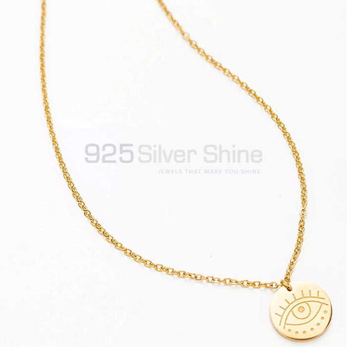 Evil Eye Symbol Necklace In Sterling Silver SMMN574_1