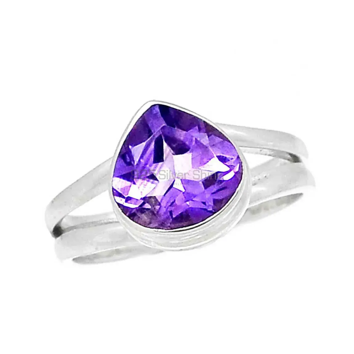 Amethyst Sterling Silver Women's Engagement Rings 925SR2355_2