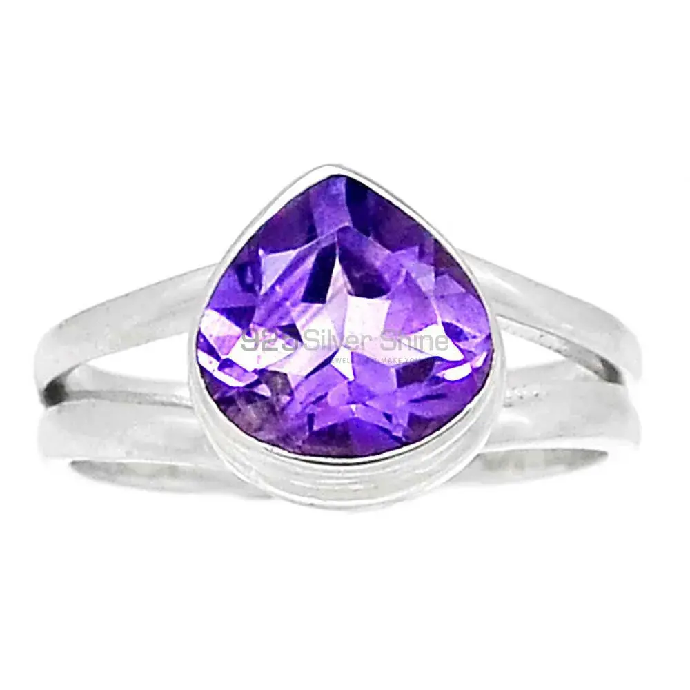 Amethyst Sterling Silver Women's Engagement Rings 925SR2355_4