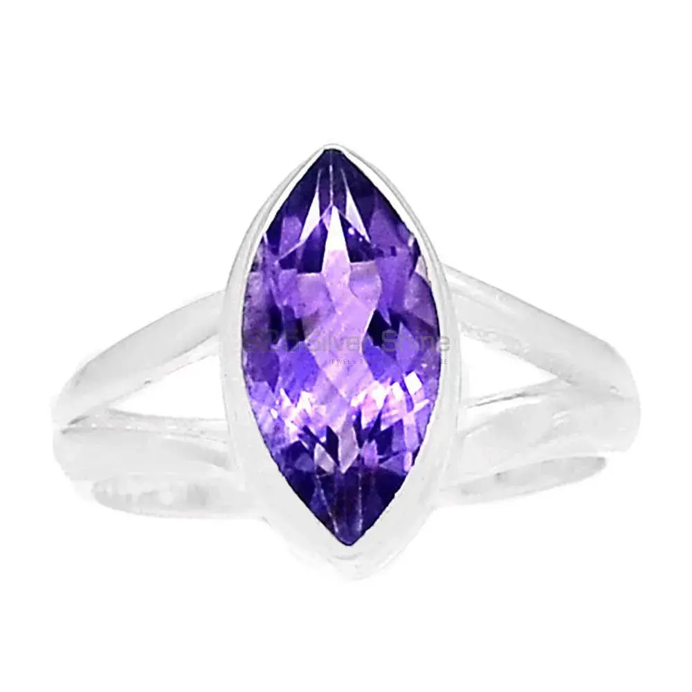 Amethyst Sterling Silver Women's Engagement Rings 925SR2355_5