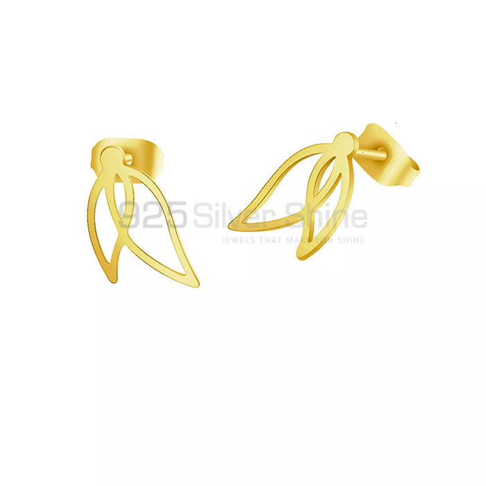 Flower Minimalist Stud Earring In 925 Silver FWME203