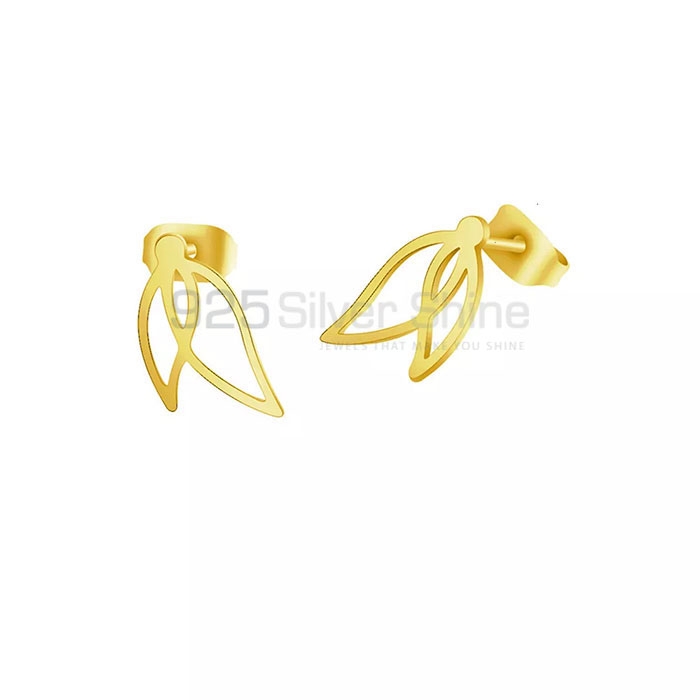 Wholesale Flower Minimalist Stud Earring In 925 Silver FWME203_0