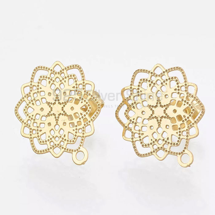 Geometric Minimalist Stud Earring In Solid Silver GMME290_0