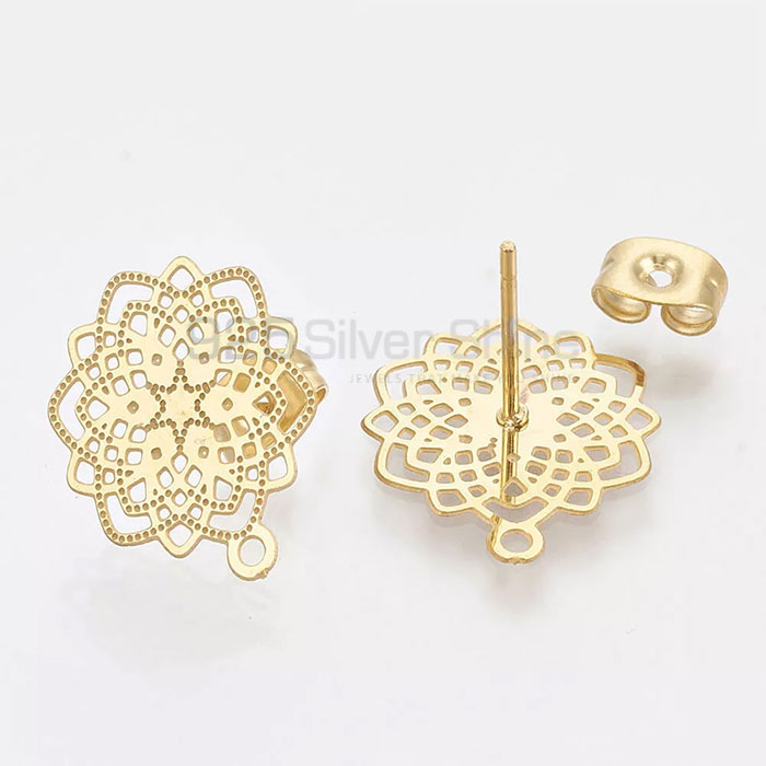 Wholesale Geometric Minimalist Stud Earring In Solid Silver GMME290_1