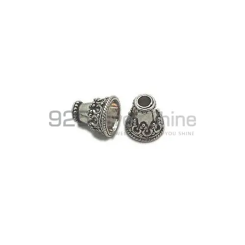 Wholesale Handmade 925 Sterling silver 10.5x10.4mm Cone Beads .Sold Per Package of 10-925SC102