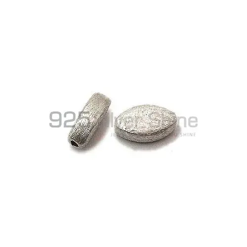925 Sterling silver 13.4x7.8x4.6mm Marquise Brushed Beads .Sold Per Package of 10-925SBRUSB103