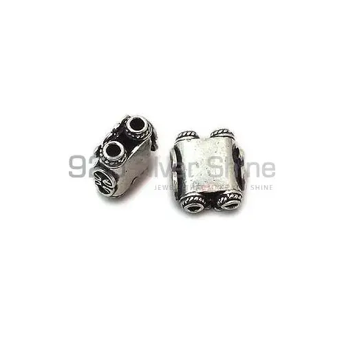 Handmade 925 Sterling silver 13.5x11.7mm Square Multi Hole Beads .Sold Per Package of 10-925SMHB100
