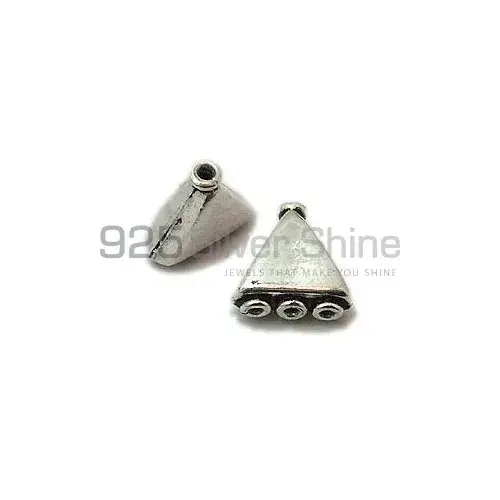 Handmade 925 Sterling silver 13.5x13mm Trillion Multi Hole Beads .Sold Per Package of 10-925SMHB103