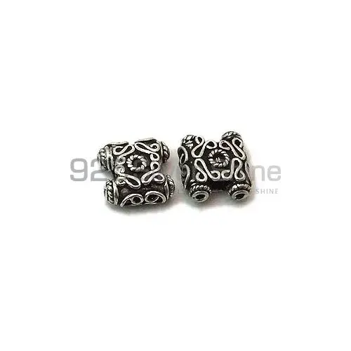 Wholesale Handmade 925 Sterling silver 13.7x12.9mm Square Multi Hole Beads .Sold Per Package of 10-925SMHB109