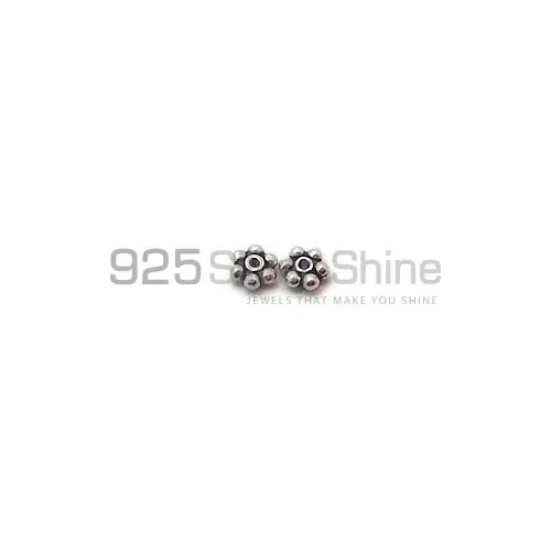 Wholesale Handmade 925 Sterling silver 1.3x3.5mm Round Spencer Beads .Sold Per Package of 10-925SSB106
