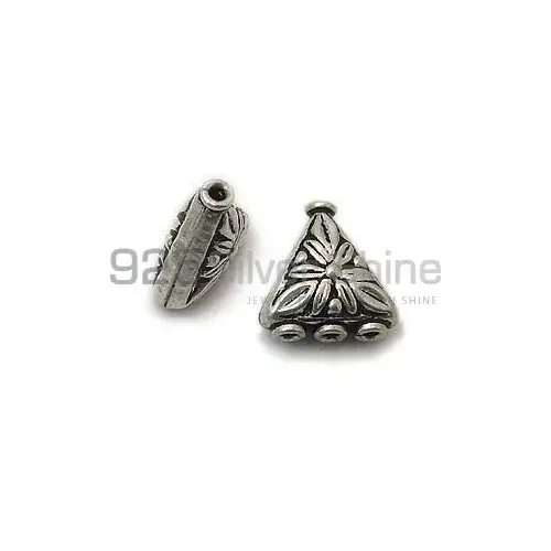 Handmade 925 Sterling silver 14.7x14.3mm Trillion Multi Hole Beads .Sold Per Package of 10-925SMHB108