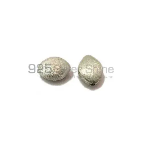 925 Sterling silver 14.9x11.4mm Marquise Brushed Beads .Sold Per Package of 10-925SBRUSB100