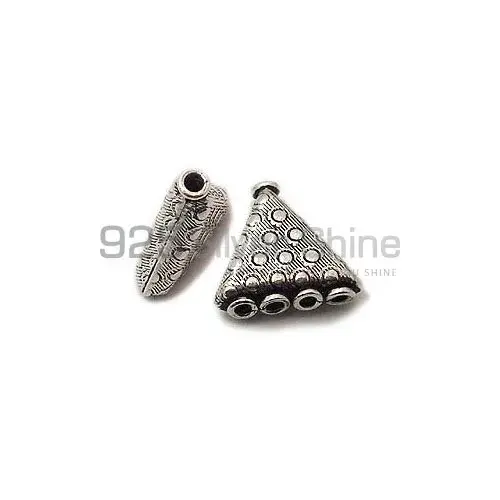 Wholesale Handmade 925 Sterling silver 17.2x18mm Trillion Multi Hole Beads .Sold Per Package of 10-925SMHB105