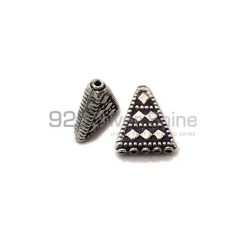 Wholesale Handmade 925 Sterling silver 17.9x14.7mm Trillion Multi Hole Beads .Sold Per Package of 10-925SMHB104