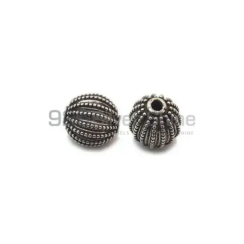 Wholesale Handmade 925 Sterling silver 18.3x16.9mm Round Big Beads .Sold Per Package of 5-925SBIGB109